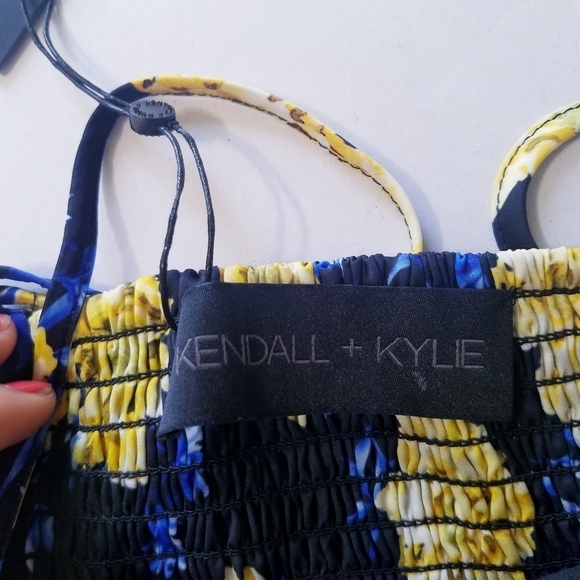 🌸 NEW Kendall + Kylie | Floral Tie Front‎ Cami, S - Picture 11 of 16